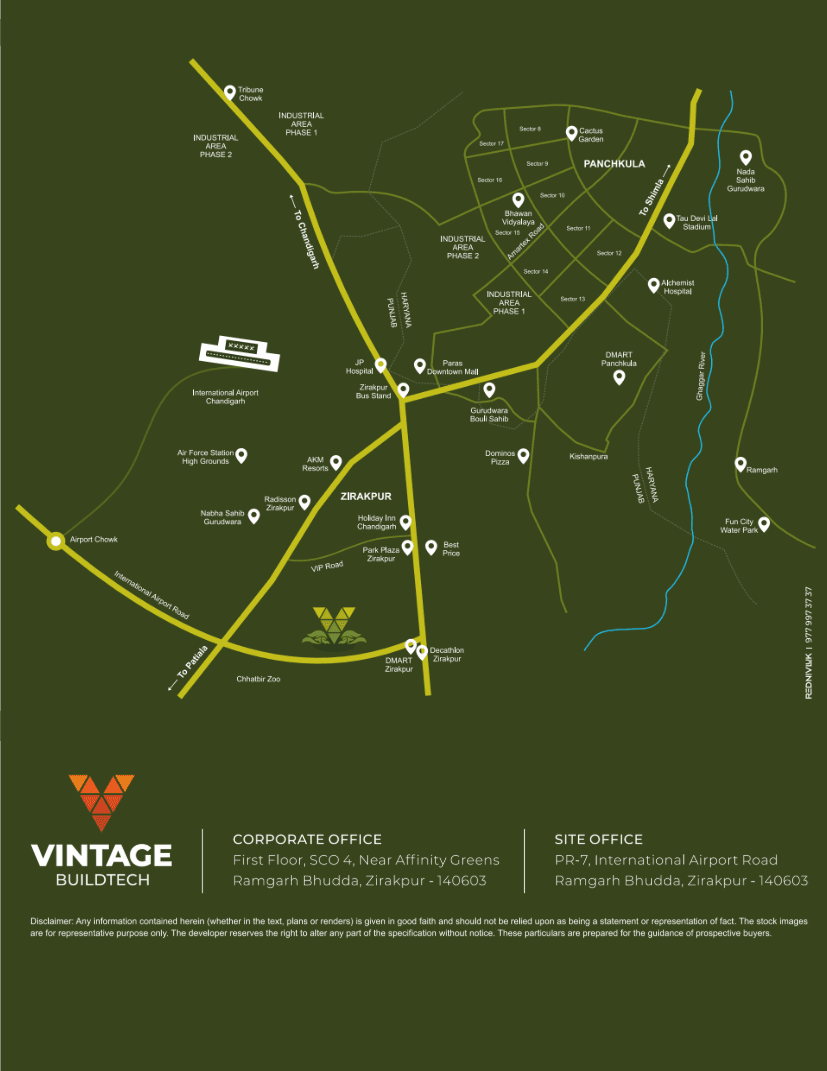 Location advantages connectivity map